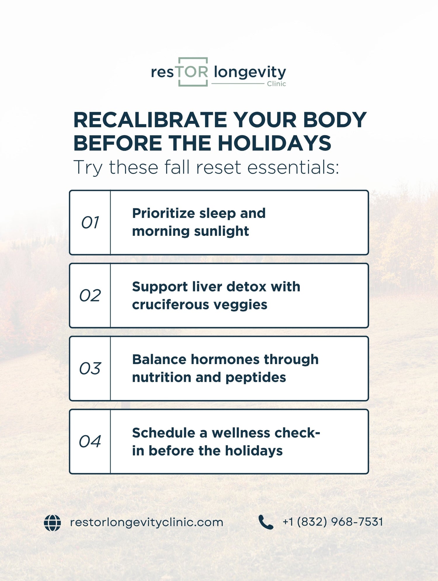 Fall Reset: Boost Energy, Immunity & Hormone Balance