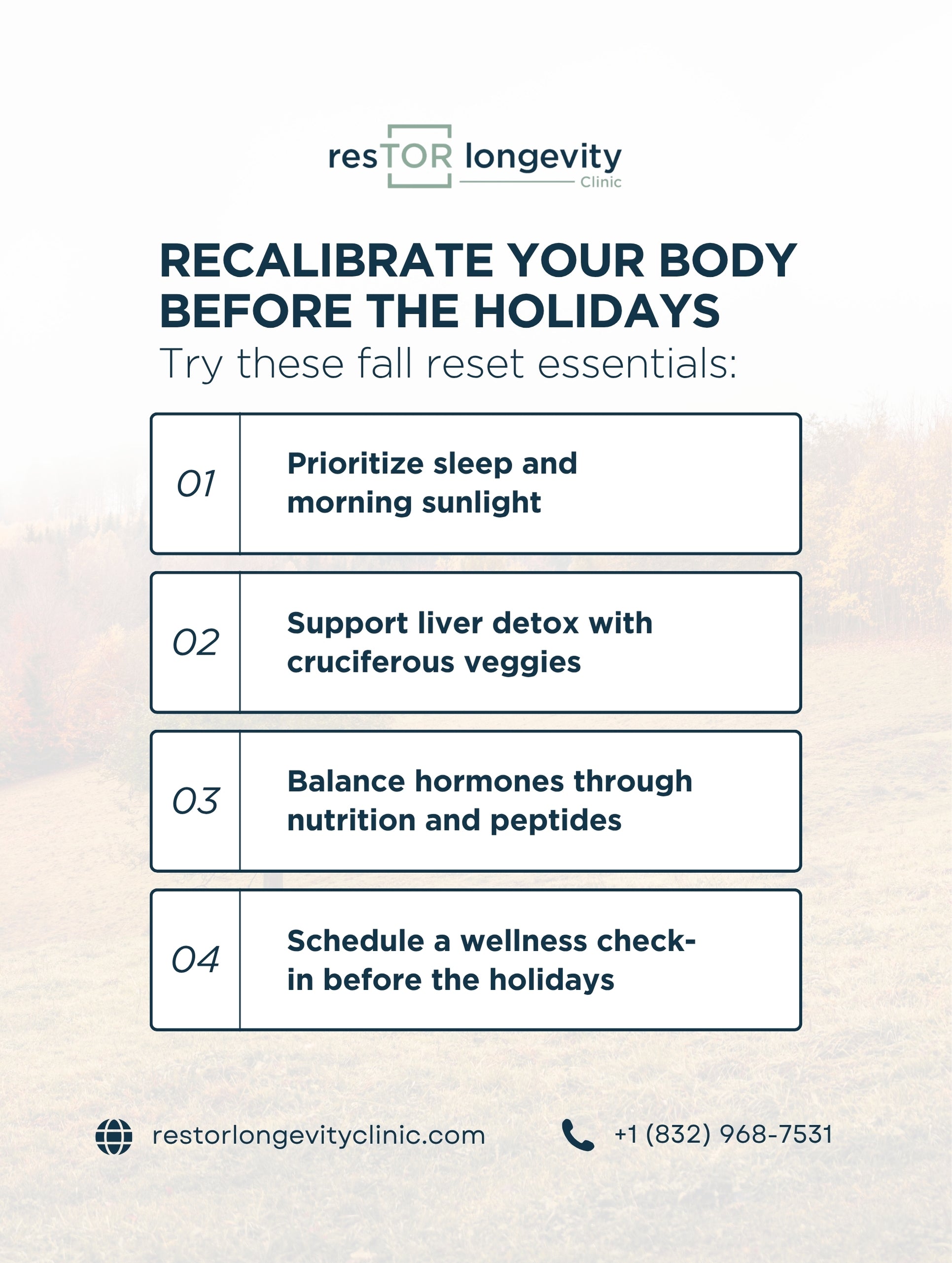 Fall Reset: Boost Energy, Immunity & Hormone Balance