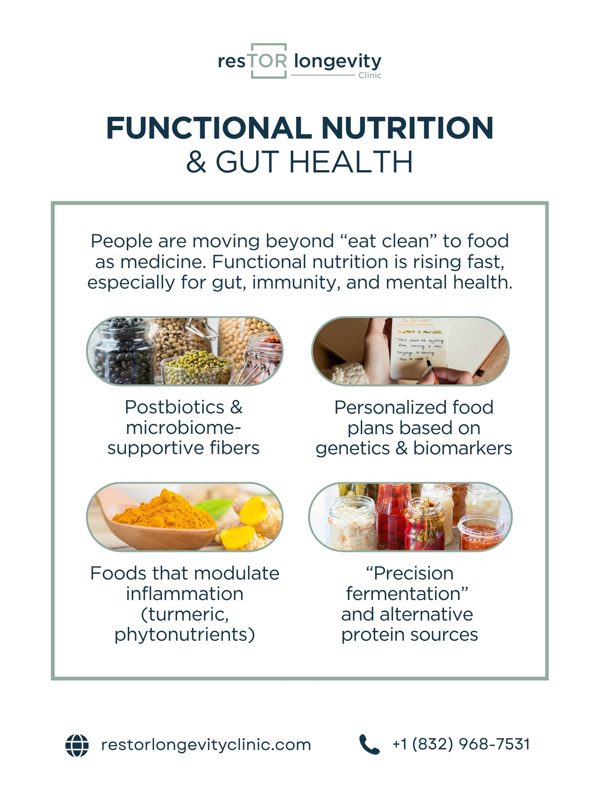 Functional Nutrition: Food as Medicine for Gut Health & Longevity