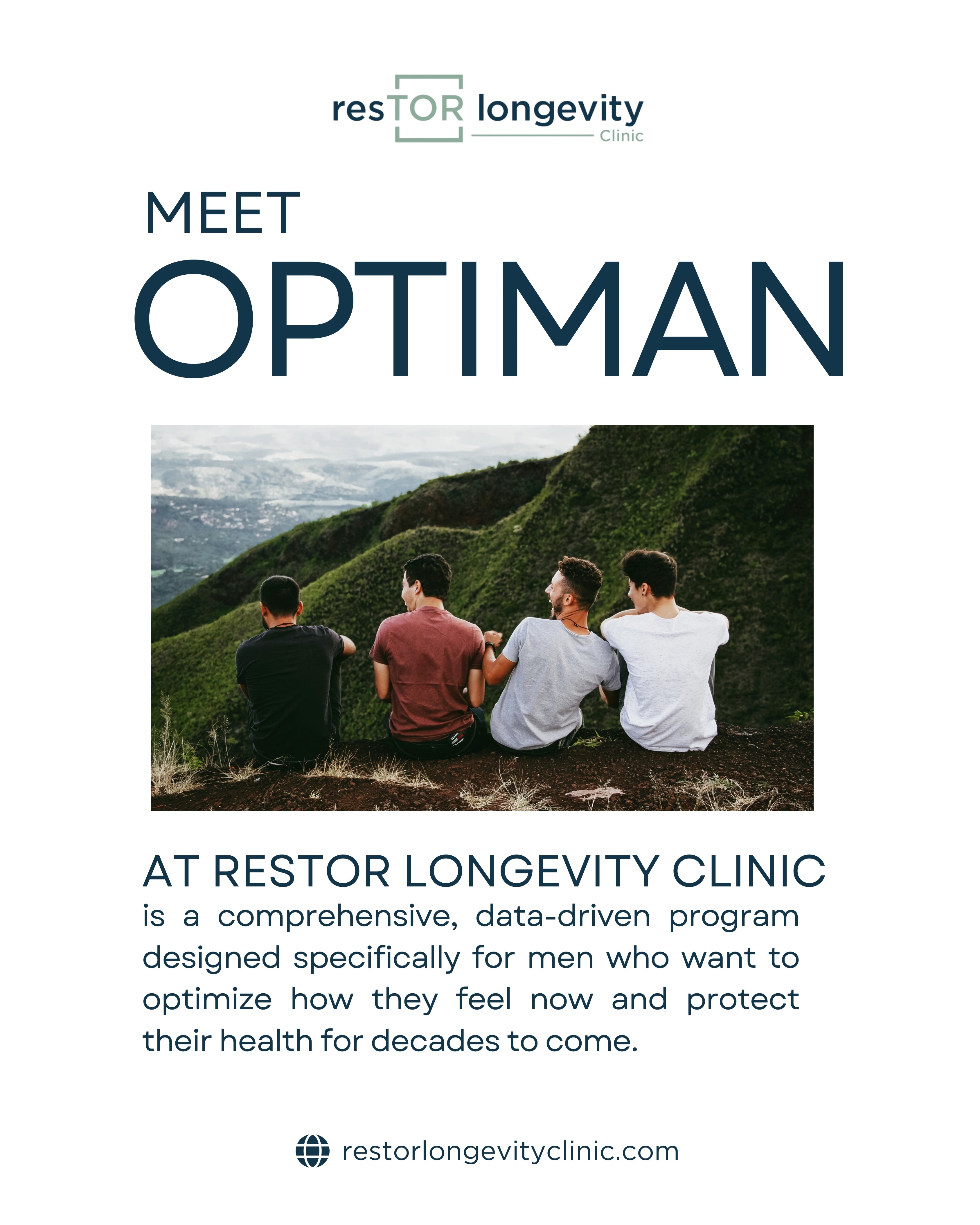 OPTIMAN Men’s Longevity Program | resTOR Longevity, Houston