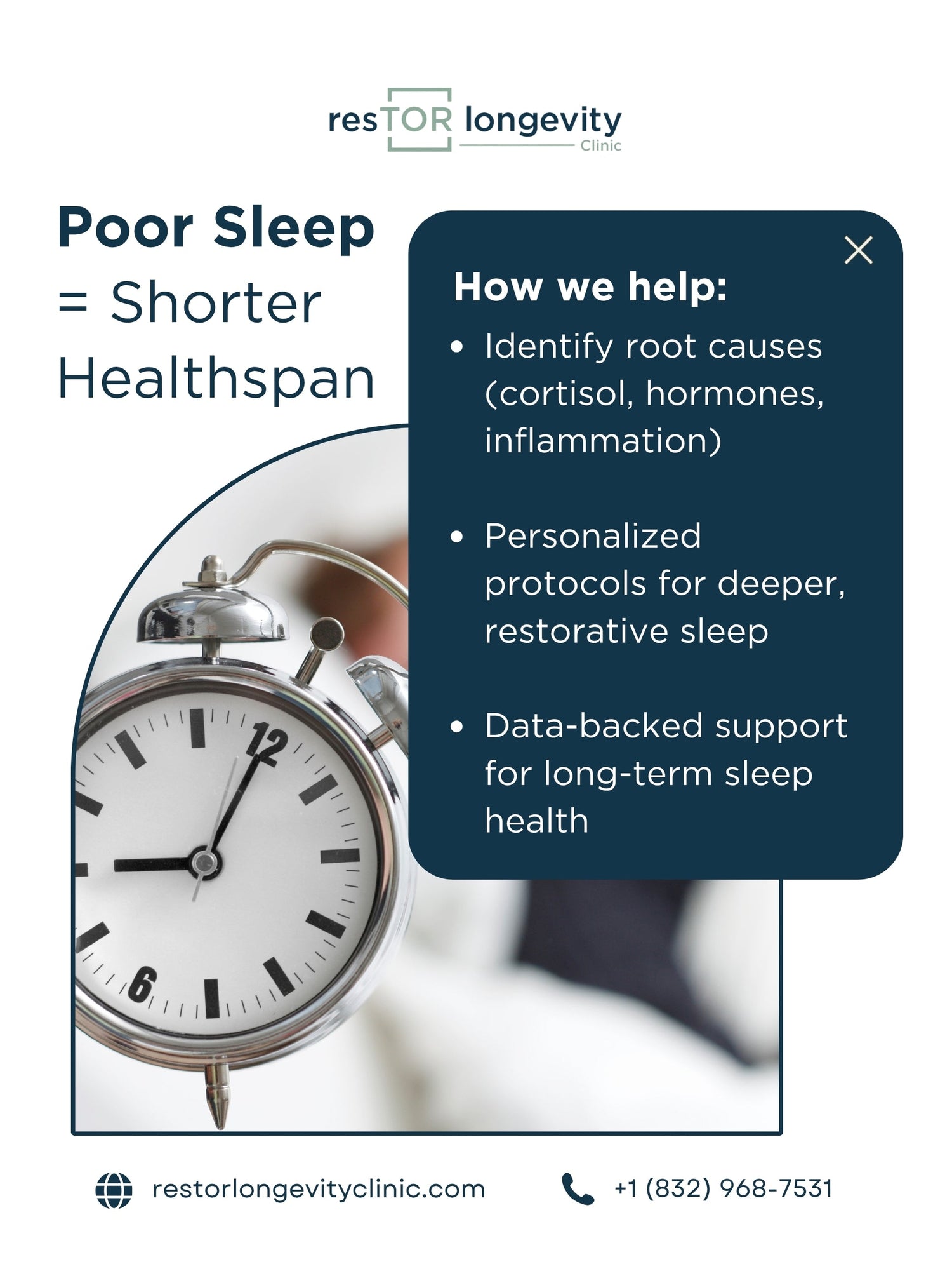 Poor Sleep = Shorter Healthspan | resTOR Longevity