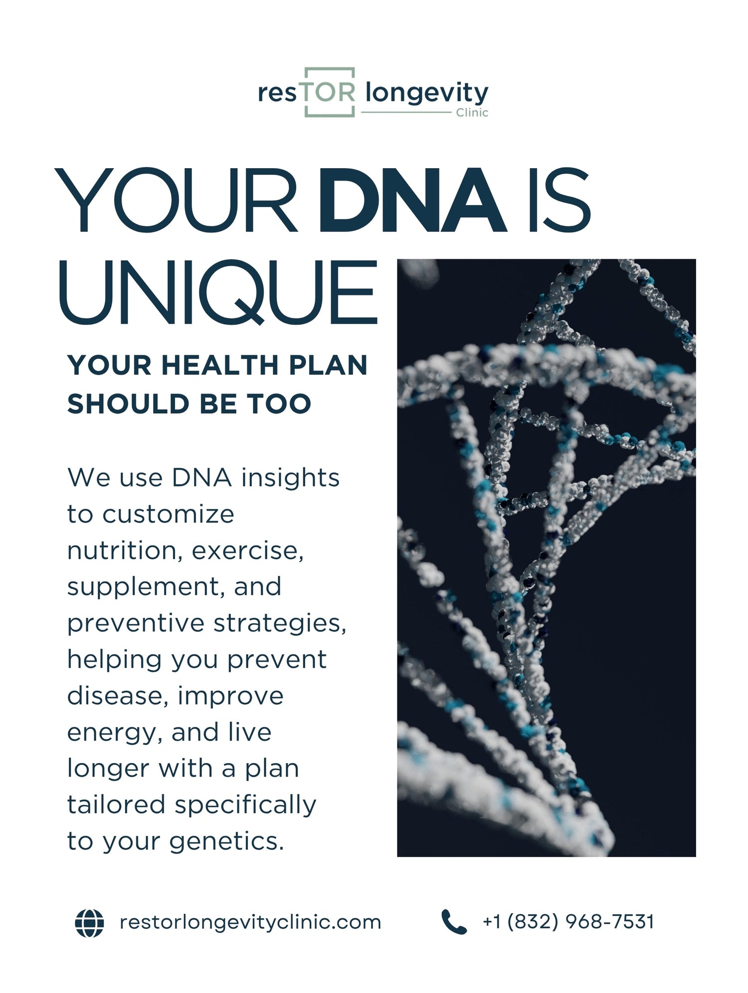 Personalized Health Plans with DNA Testing | resTOR Longevity