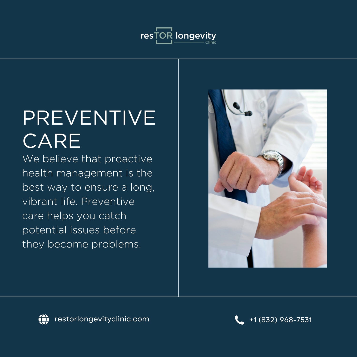 Preventive Care: The Key to Long-Term Health & Longevity