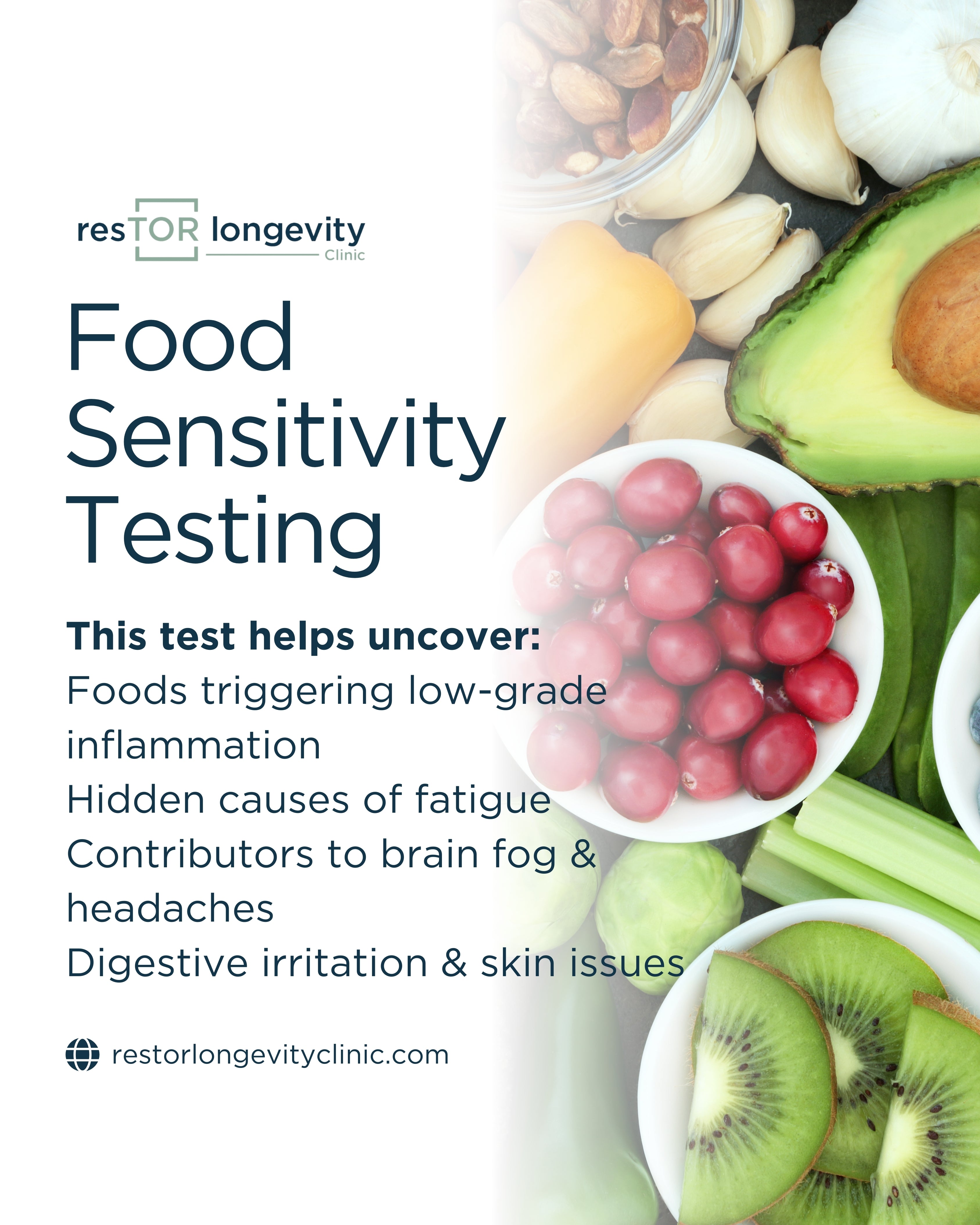 Food Sensitivity Testing in Houston | resTOR Longevity Clinic